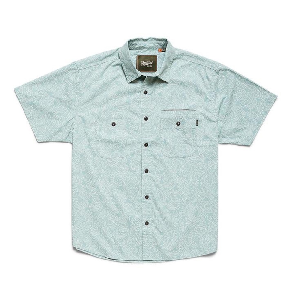 Howler Brothers Aransas Shirt Men's Short Sleeve Pockets Large hiking outdoors